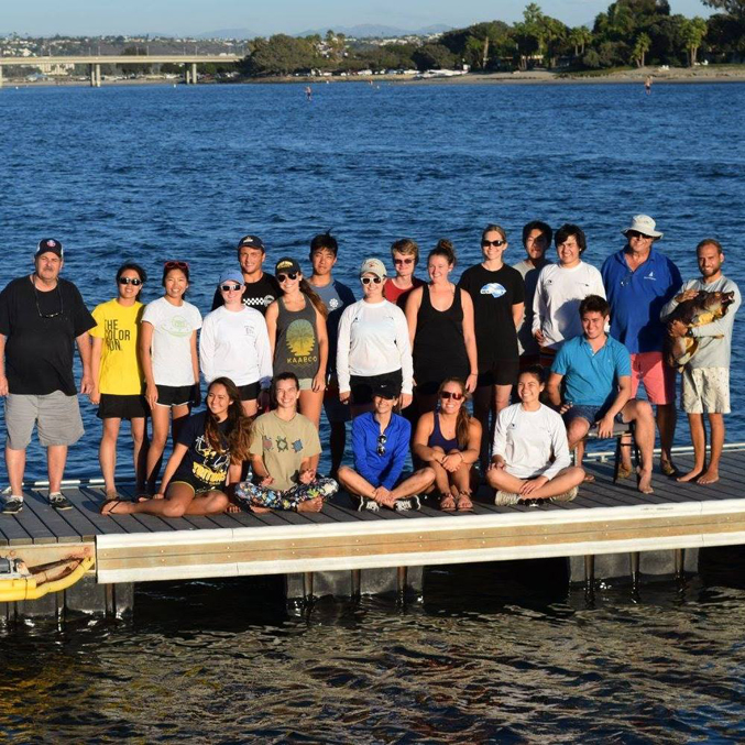 UCSD Sailing Team at Mission Bay